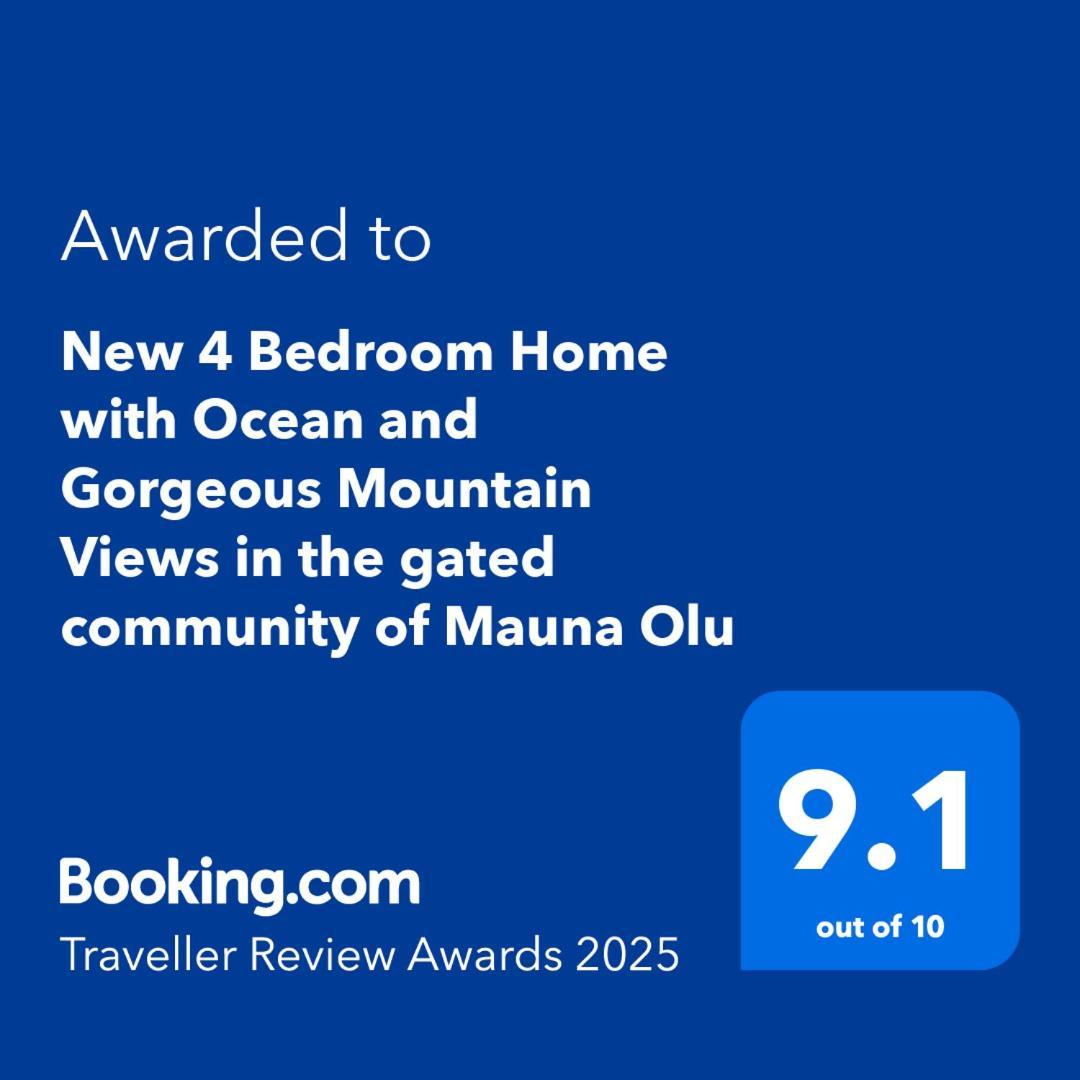 New 4 Bedroom Home With Ocean And Gorgeous Mountain Views In The Gated Community Of Mauna Olu Waianae Bagian luar foto